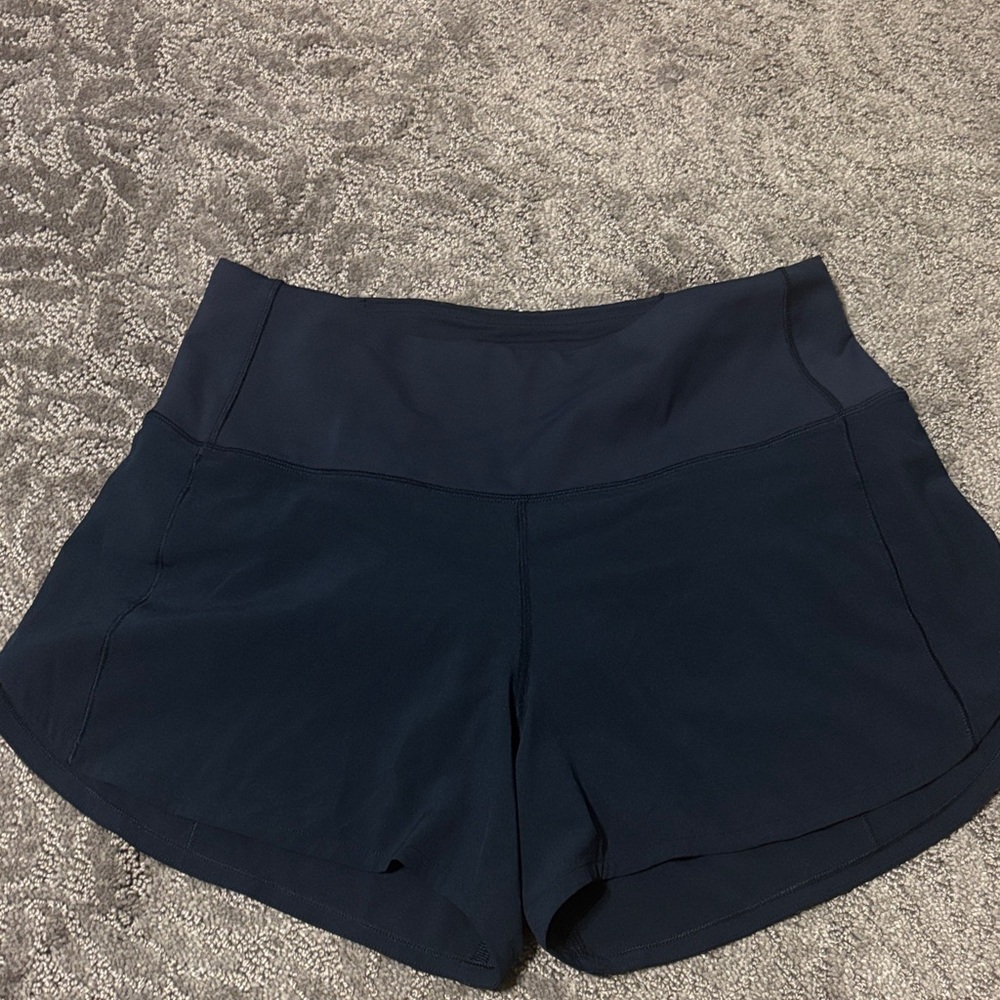 Lululemon Athletica Dark Blue Athletic Shorts